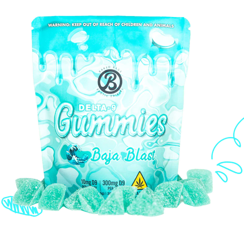 GUMMIES - BAJA BLAST D8 900MG (30MG PIECE) | D9 300MG (10MG PIECE)