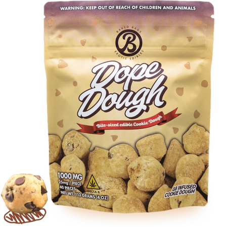 DOPE DOUGH - CHOCOLATE CHIP D8 1000MG (25MG PIECE) | D9 200MG (5MG PIECE)