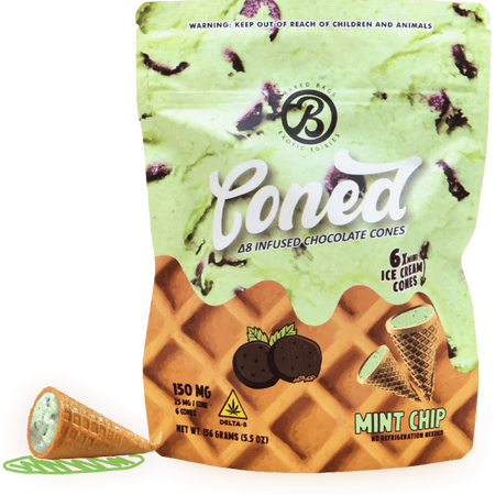 CONED - MINT CHIP D8 150MG (25MG PIECE) | D9 600MG (100MG PIECE)